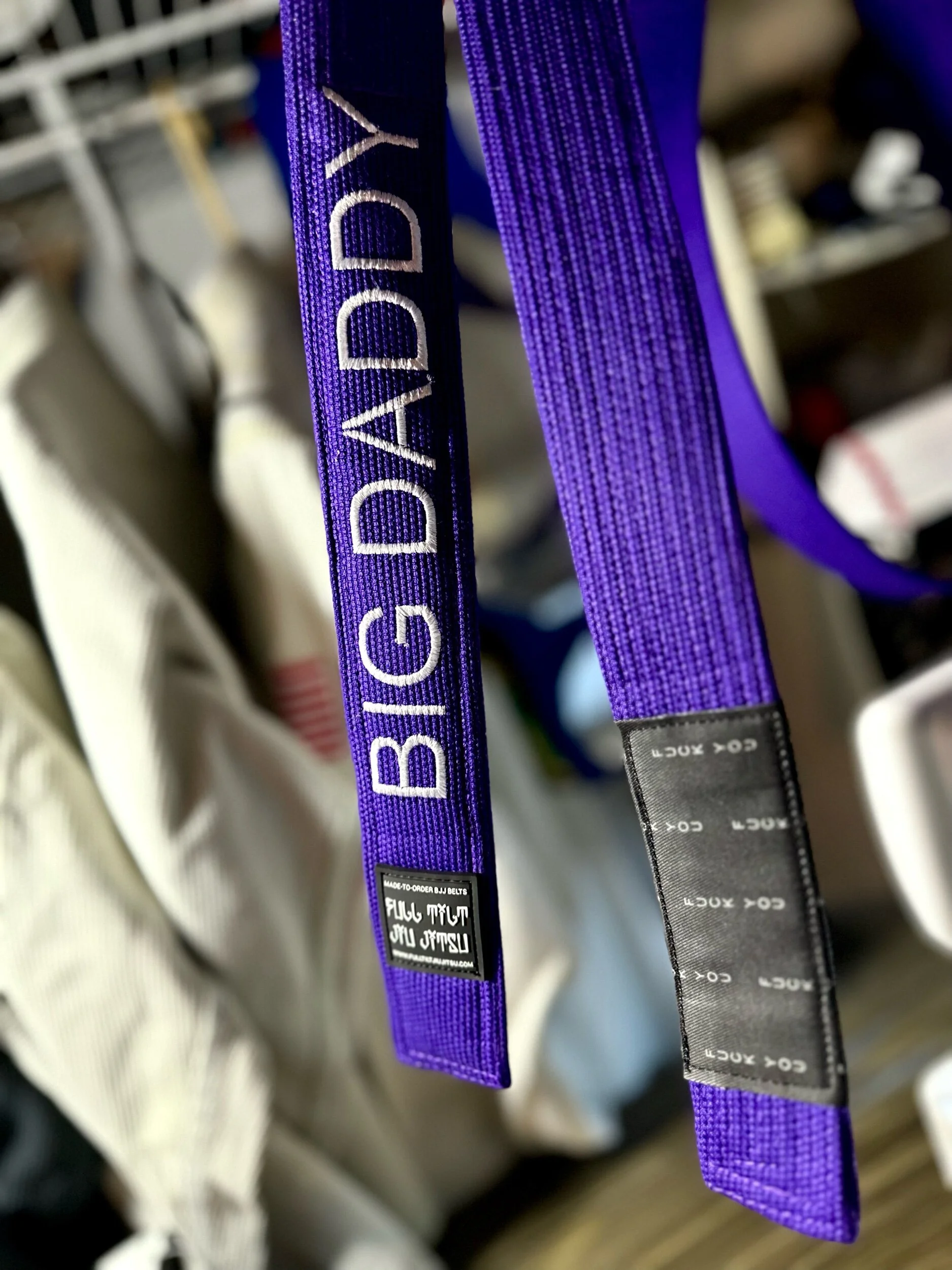 Custom bjj belt hotsell