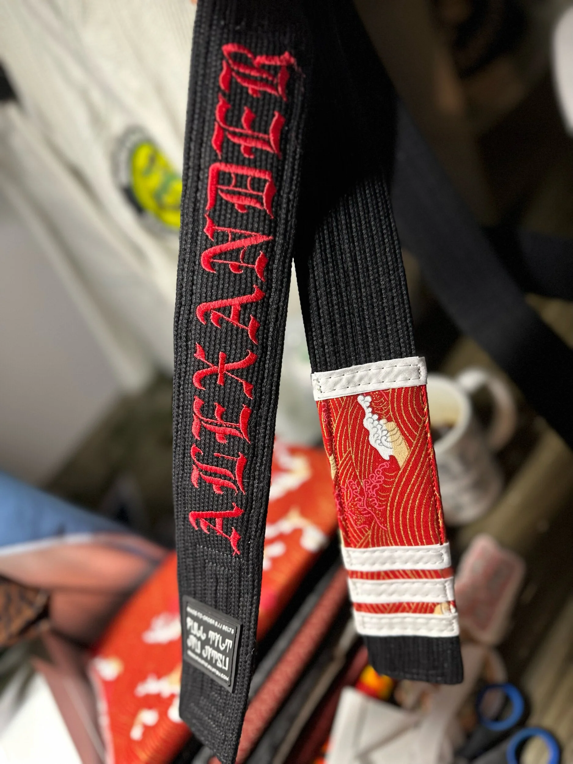 Custom bjj belt hotsell