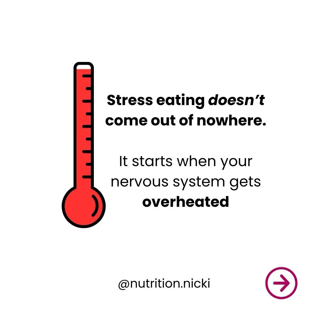 Stress and emotional eating feels sudden. 
But the shifts in your body aren&rsquo;t. 

By the time cravings feel urgent, your nervous system has already pushed past its capacity. 
That&rsquo;s not a lack of willpower - it&rsquo;s timing. 

📣 If this