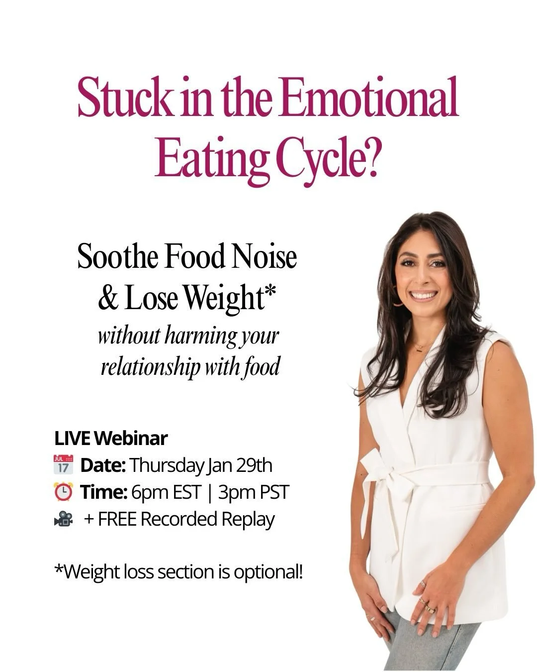 Does food noise feel loud? Once you begin to understand what your body&rsquo;s been asking for, it can finally quiet. 

If you&rsquo;ve ever had that moment where you swear, &ldquo;I&rsquo;m not doing this again,&rdquo; and then find yourself right b
