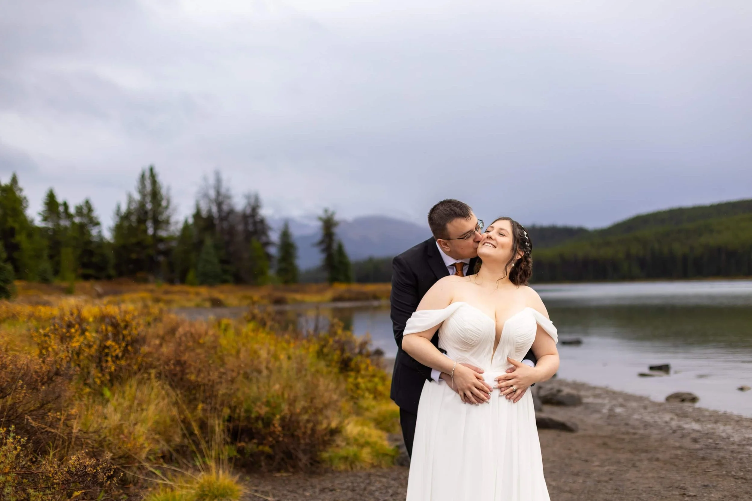Maligne Lake Wedding Photos