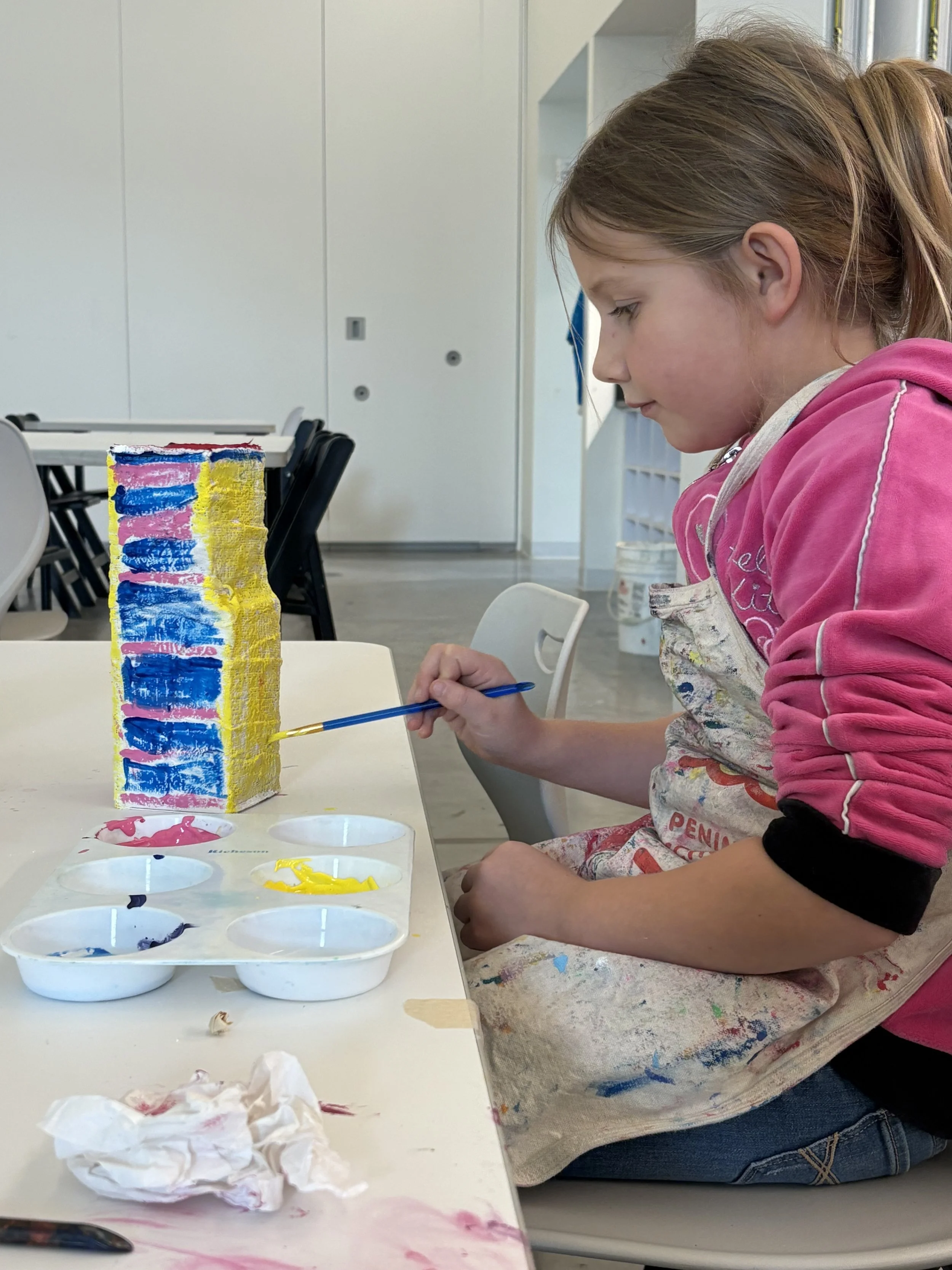 Family Art Day: Tiny Place--Wearable Architecture inspired by Rachel Reichert