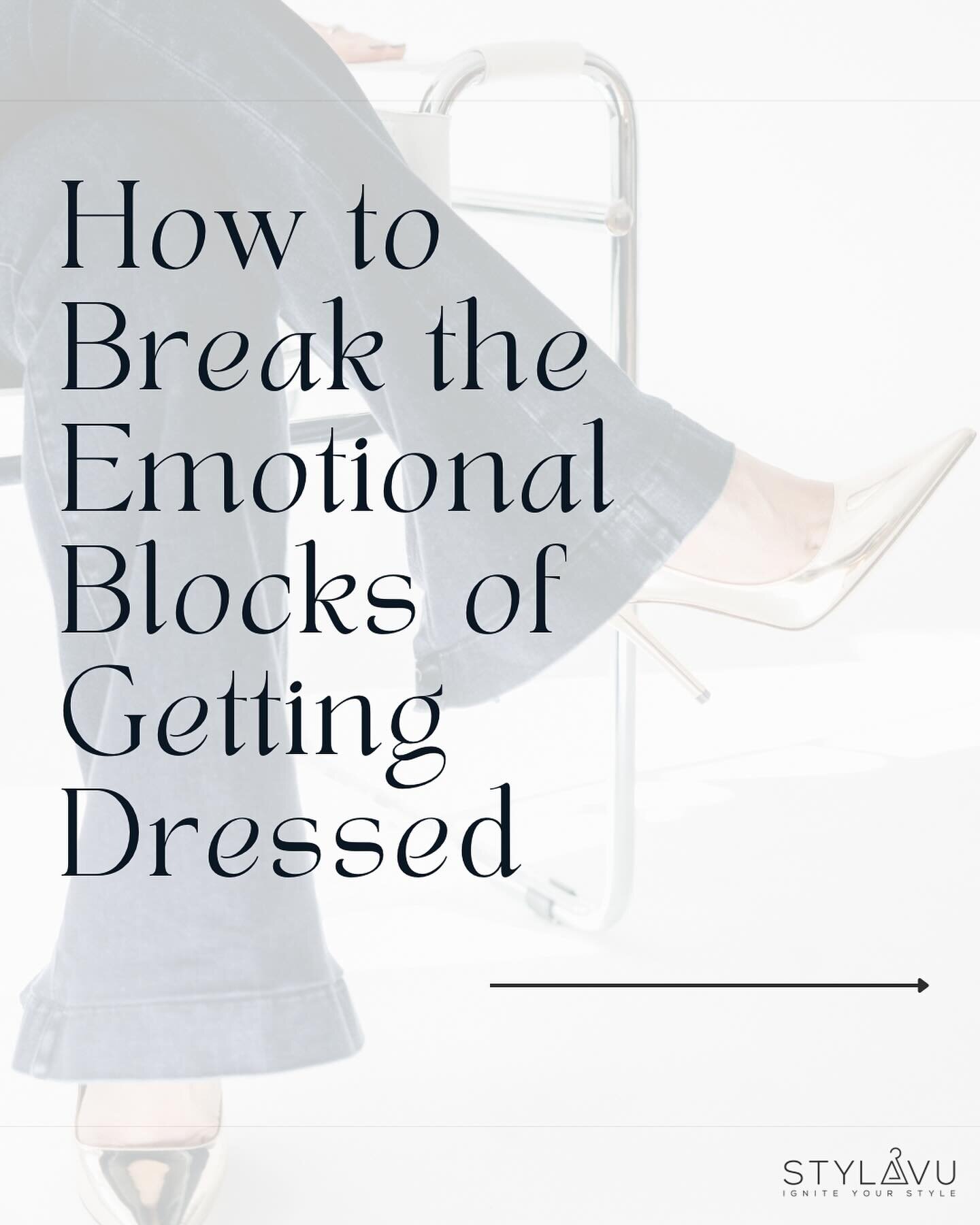 Getting dressed can be more than just a wardrobe choice - it can turn into a tangled mess of emotions. 

We might face an inner critic judging our bodies, feel overwhelmed by overflowing closets, or simply lack the motivation due to mental health str