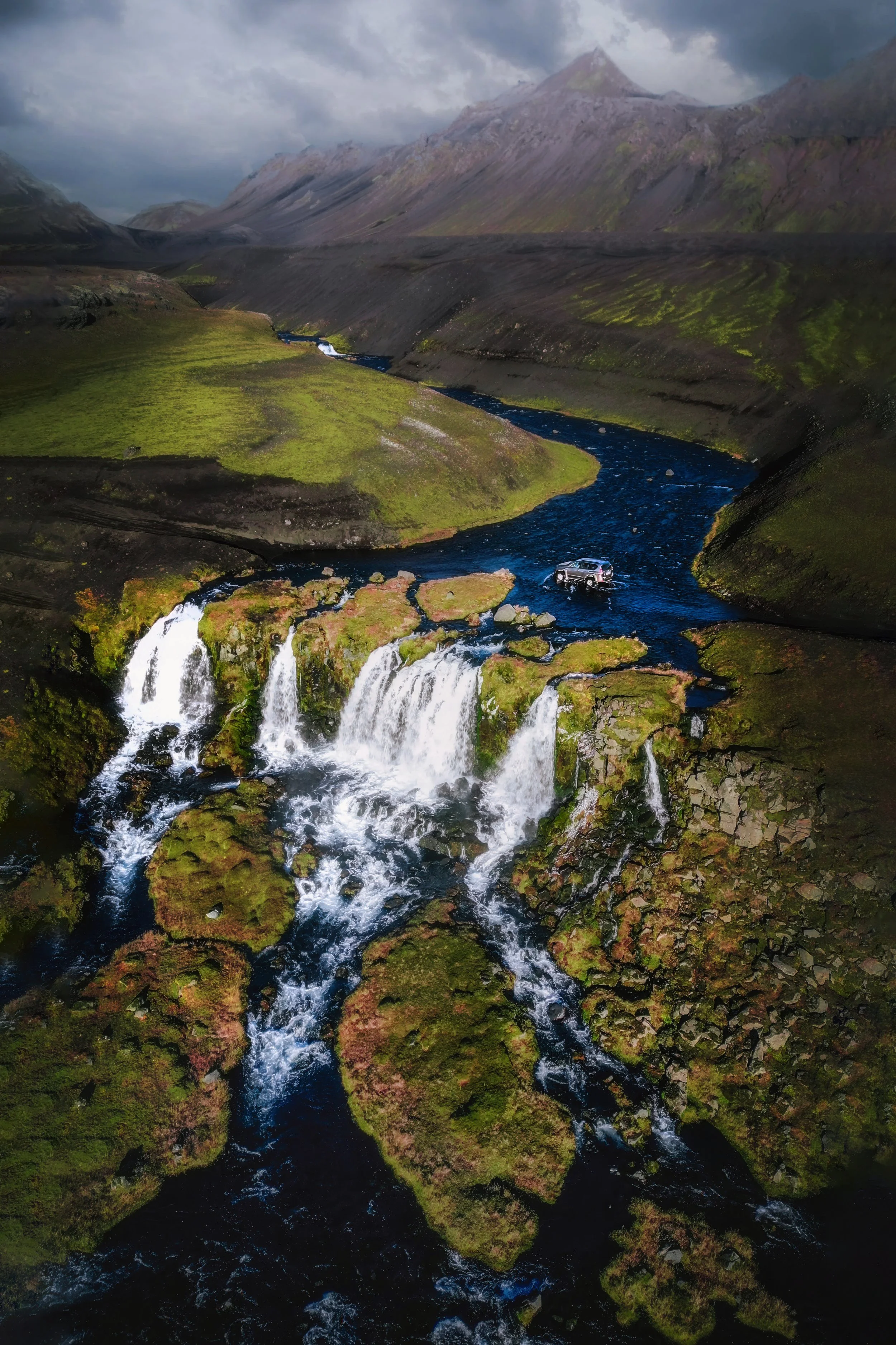 Iceland - River Crossing Bláfjallafoss.jpg