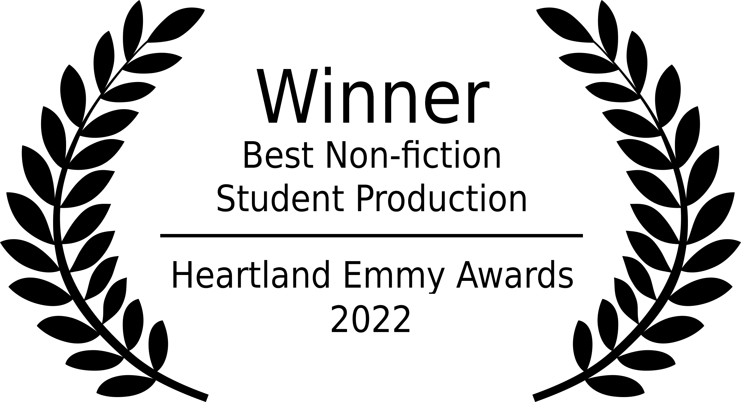 Heartland Emmy AwardHeartland Emmy Award
Issued by Heartland Emmy Awards · Jul 2022Issued by Heartland Emmy Awards · Jul 2022
Associated with University of OklahomaAssociated with University of Oklahoma
Best Non-fiction Student Producti