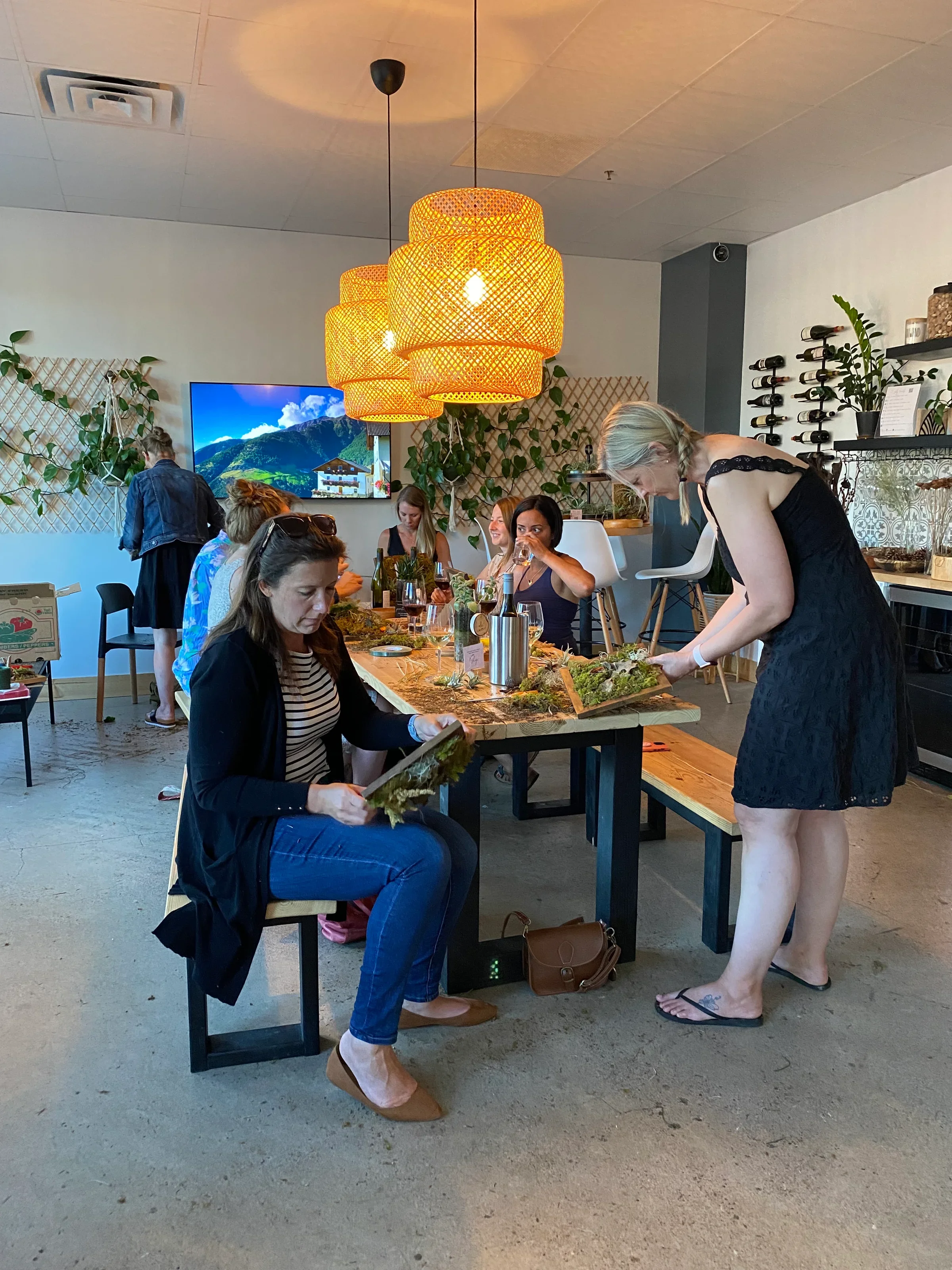 living art workshop at the vine room.webp