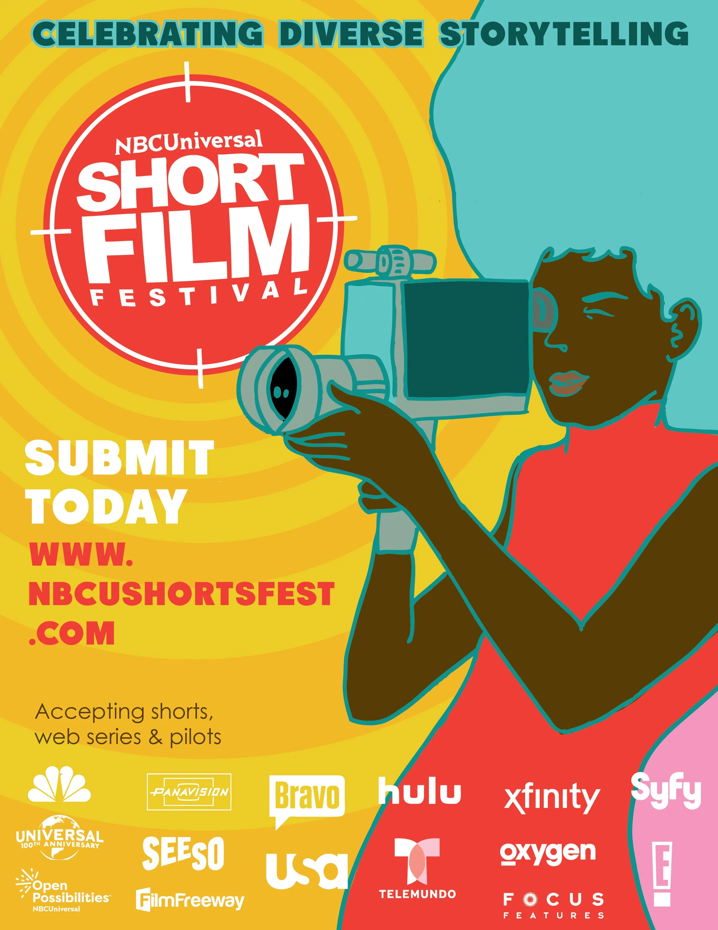 Submission poster for the 2017 NBC Universal Short Film Festival.