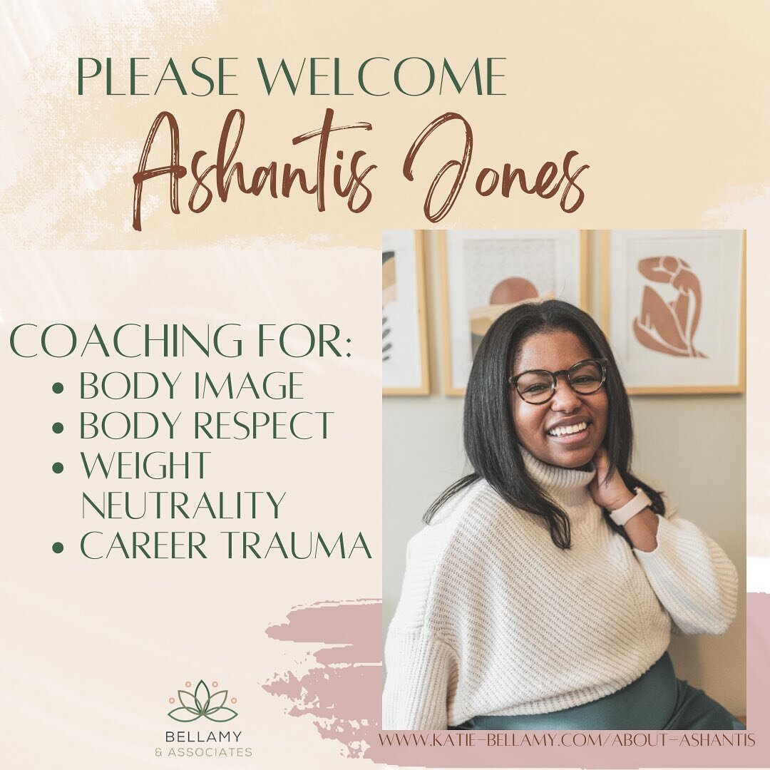 Please welcome&hellip;Ashantis Jones! The reconnections continue - Ashantis and I worked for the same University and now we are finding alignment in a new way. Ashantis is joining the team as a mental health and body image coach. She has the most ins