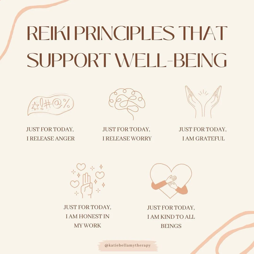 Reiki is a Japanese form of energy healing with lots of benefits not only energetically and spiritually but physically, mentally, and emotionally as well. 

In addition to receiving Reiki energy, we can understand and practice the five principles of 