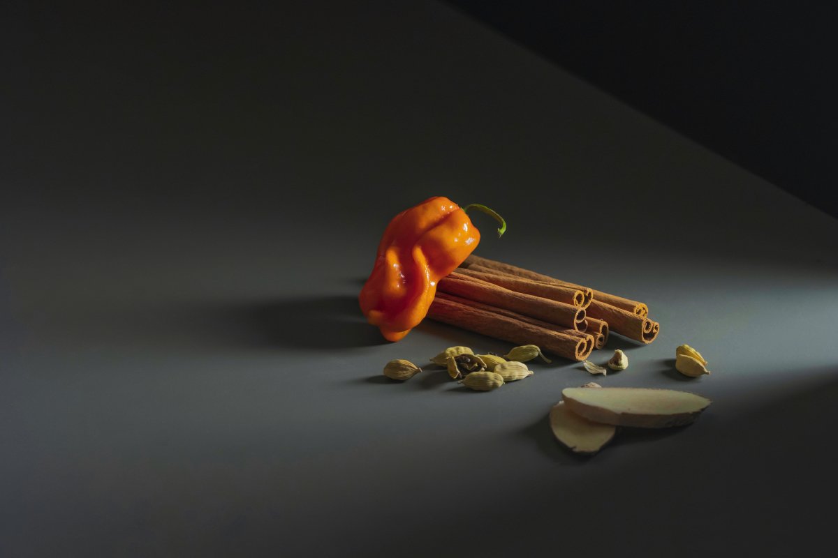 ingredients spiced cacao chilli ginger cardamom cinnamon