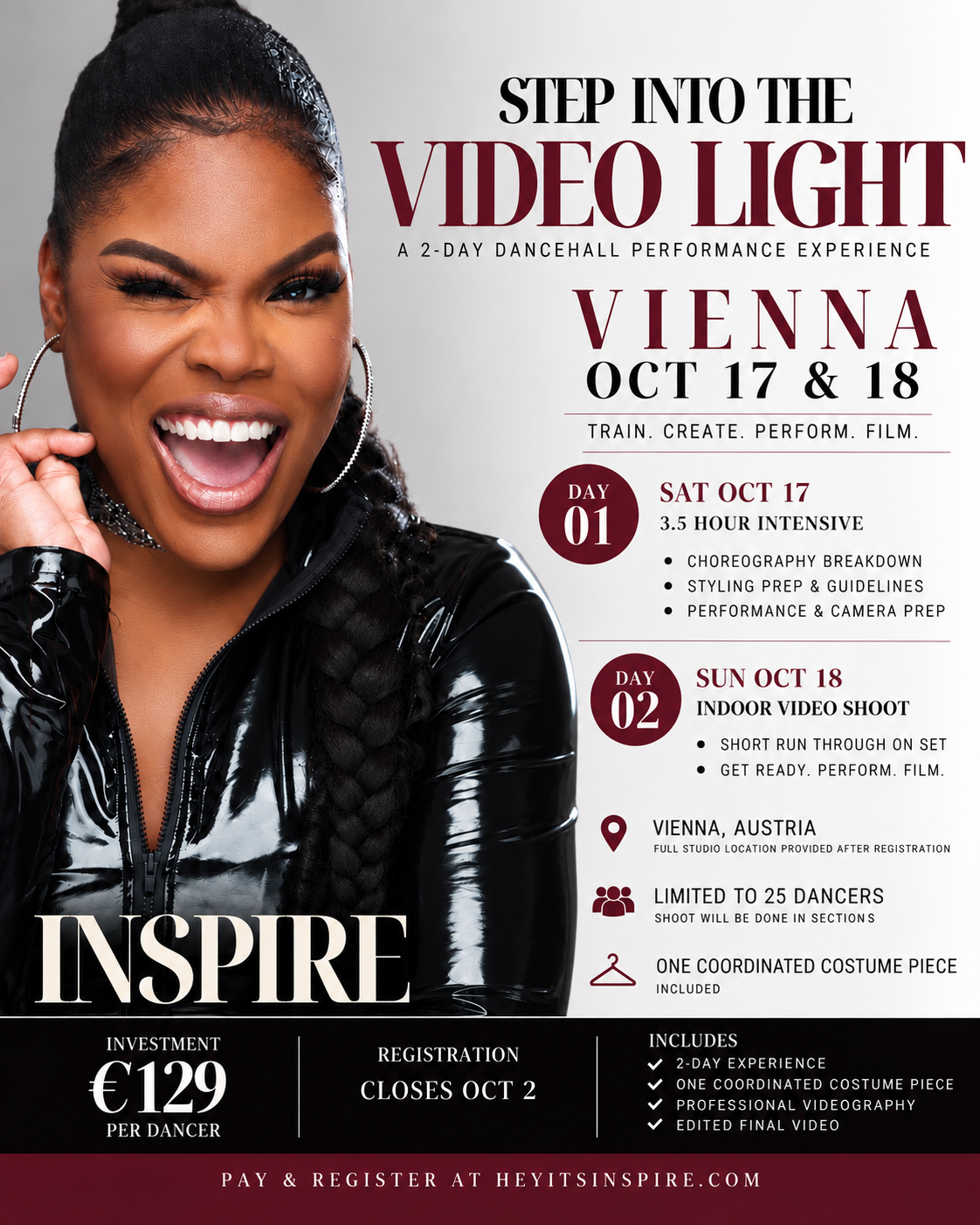STEP INTO THE VIDEO LIGHT - Vienna, Austria