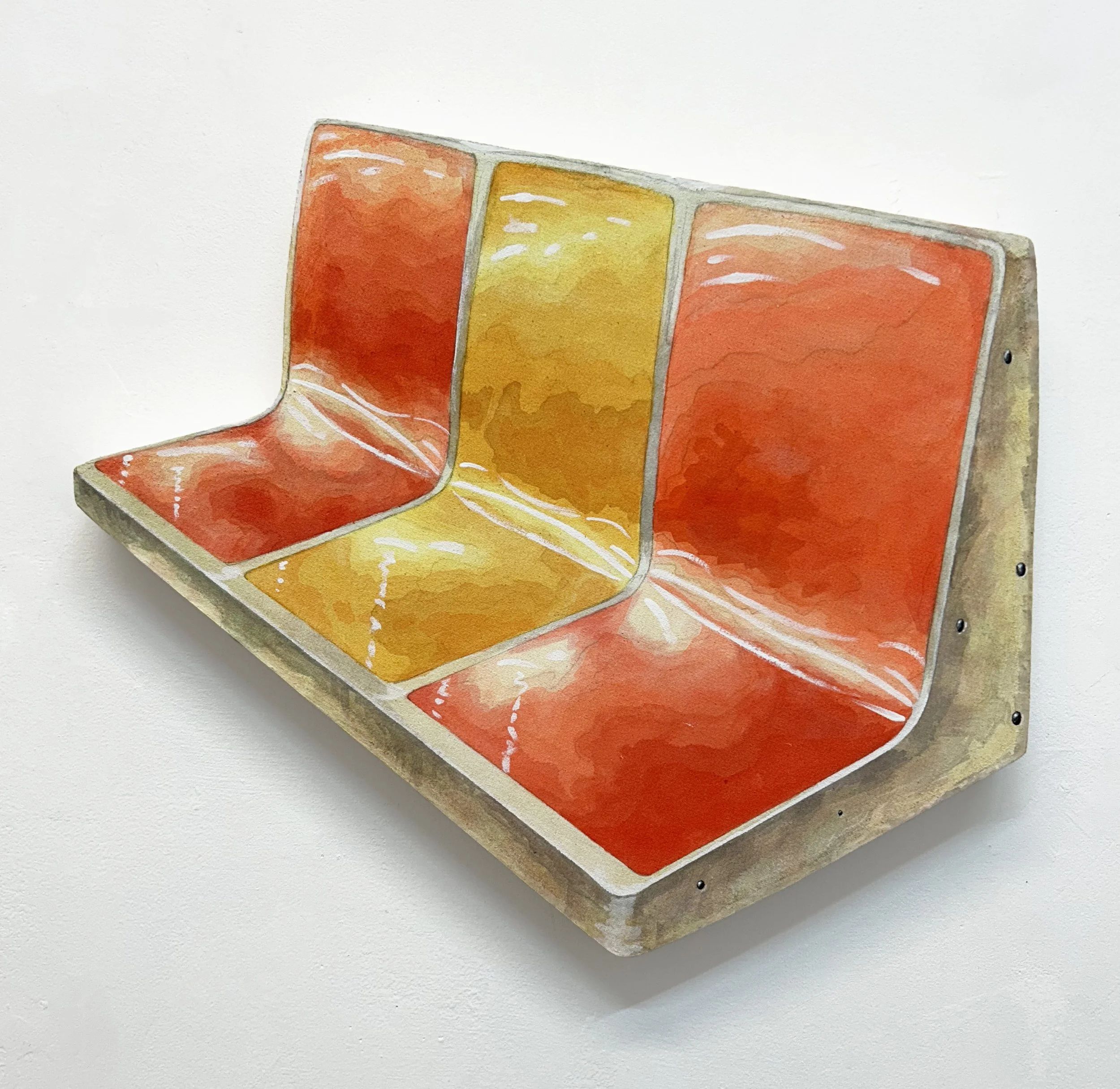 "I Will Take It"
2025
Acrylic on Shaped Canvas Panel
22.5 x 20”