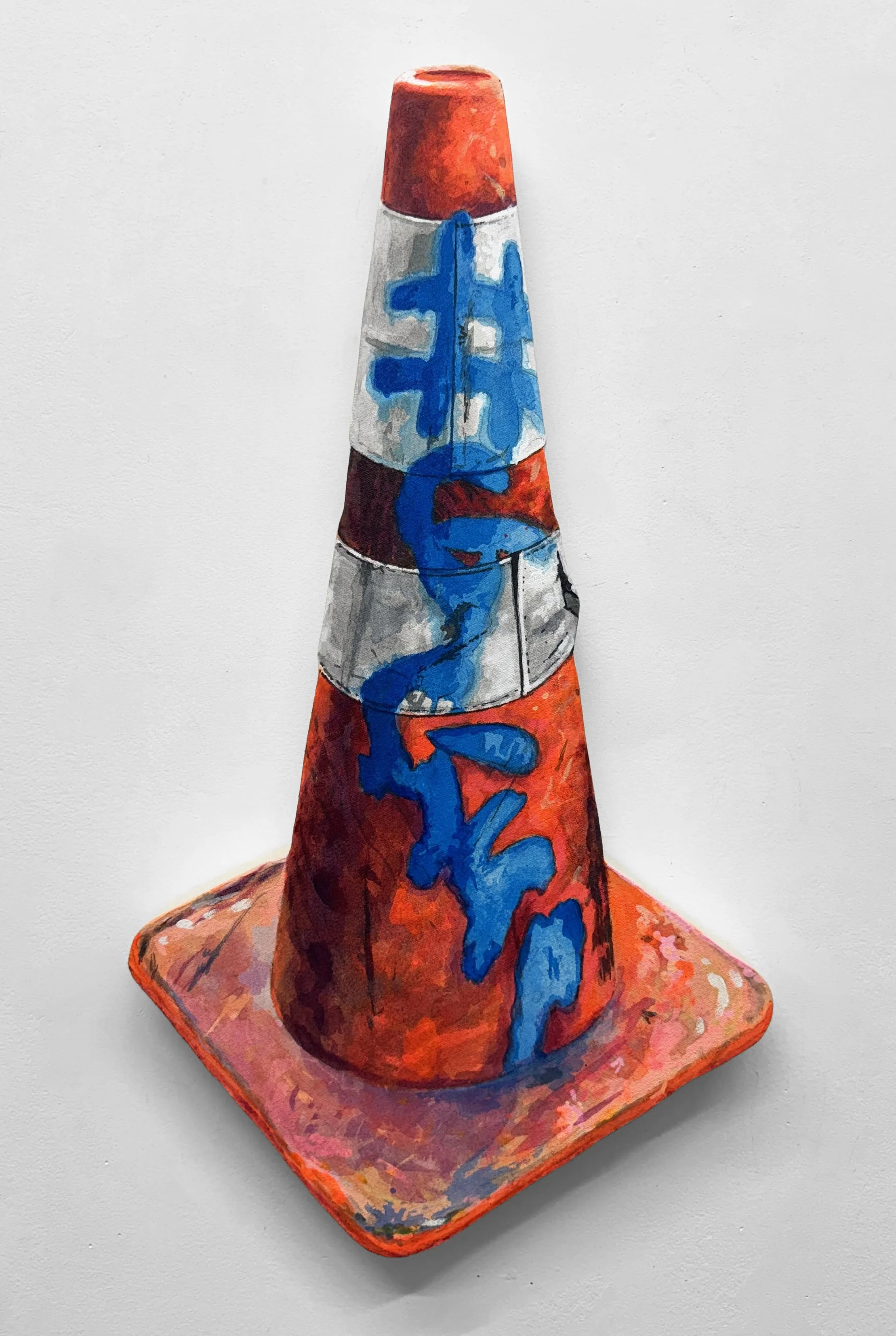 “City Watch”
2025
Acrylic on Shaped Canvas Panel
24x13”