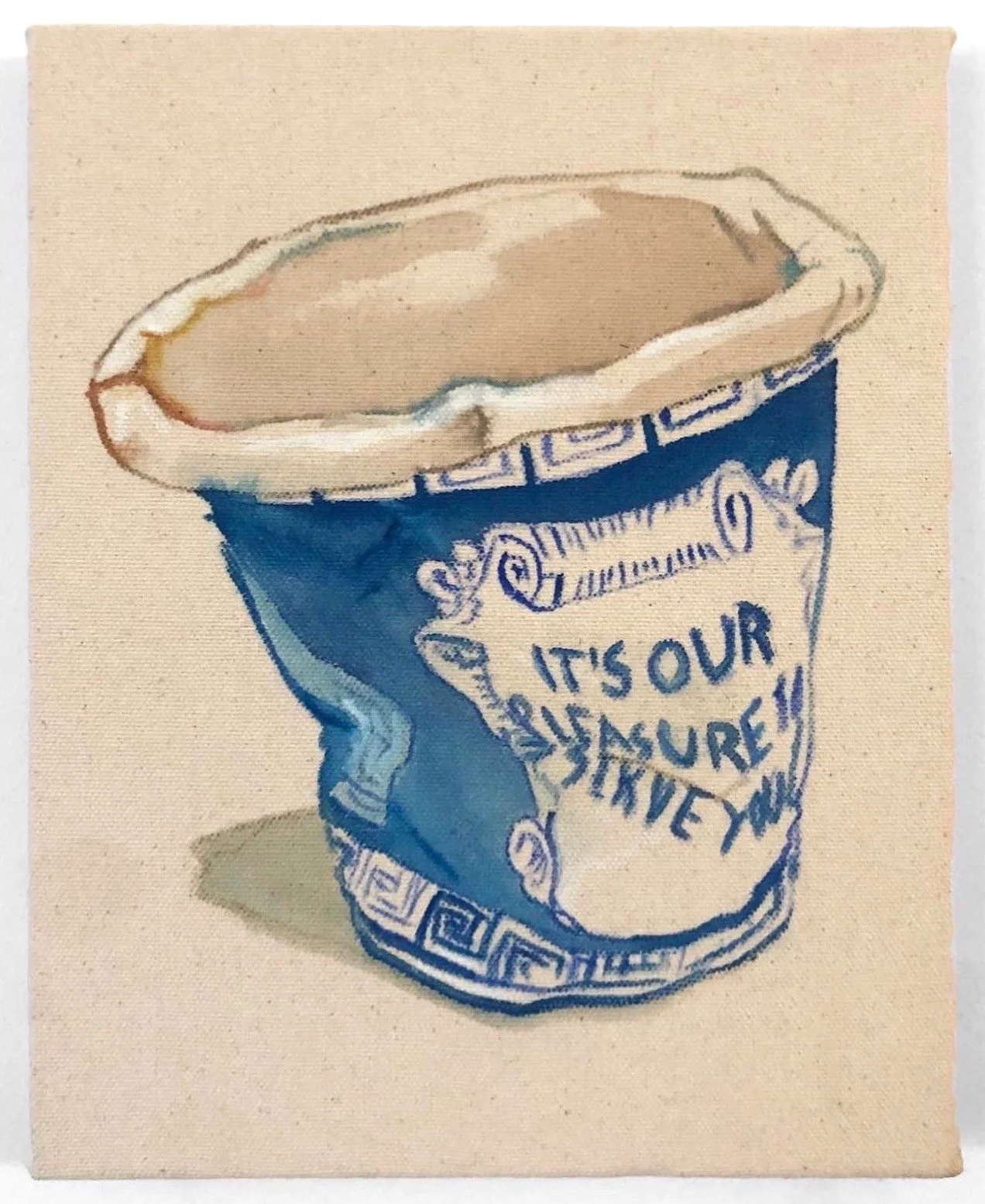 "Good Morning" 2022 Acrylic on Canvas Panel 10 x 8"