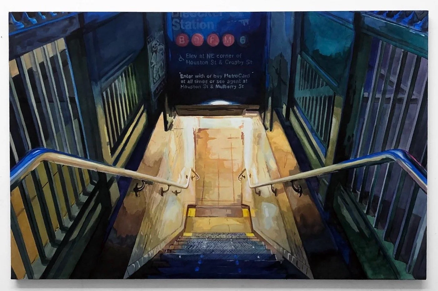 Subway Entrance Commission
2023
Acrylic on Canvas
36 x 56"