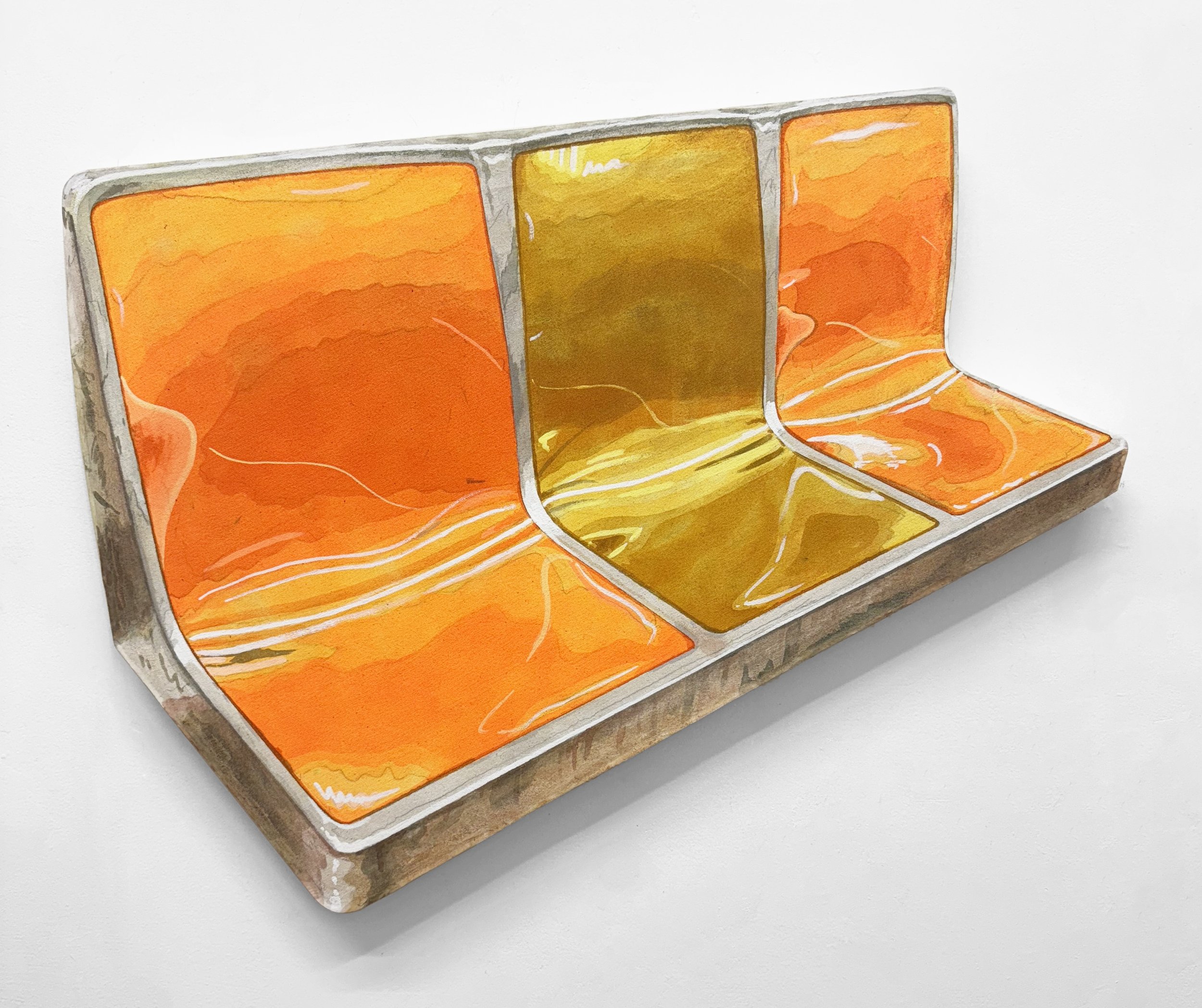 “Independence Ave”
2025
Acrylic on Shaped Canvas Panel
18x30”