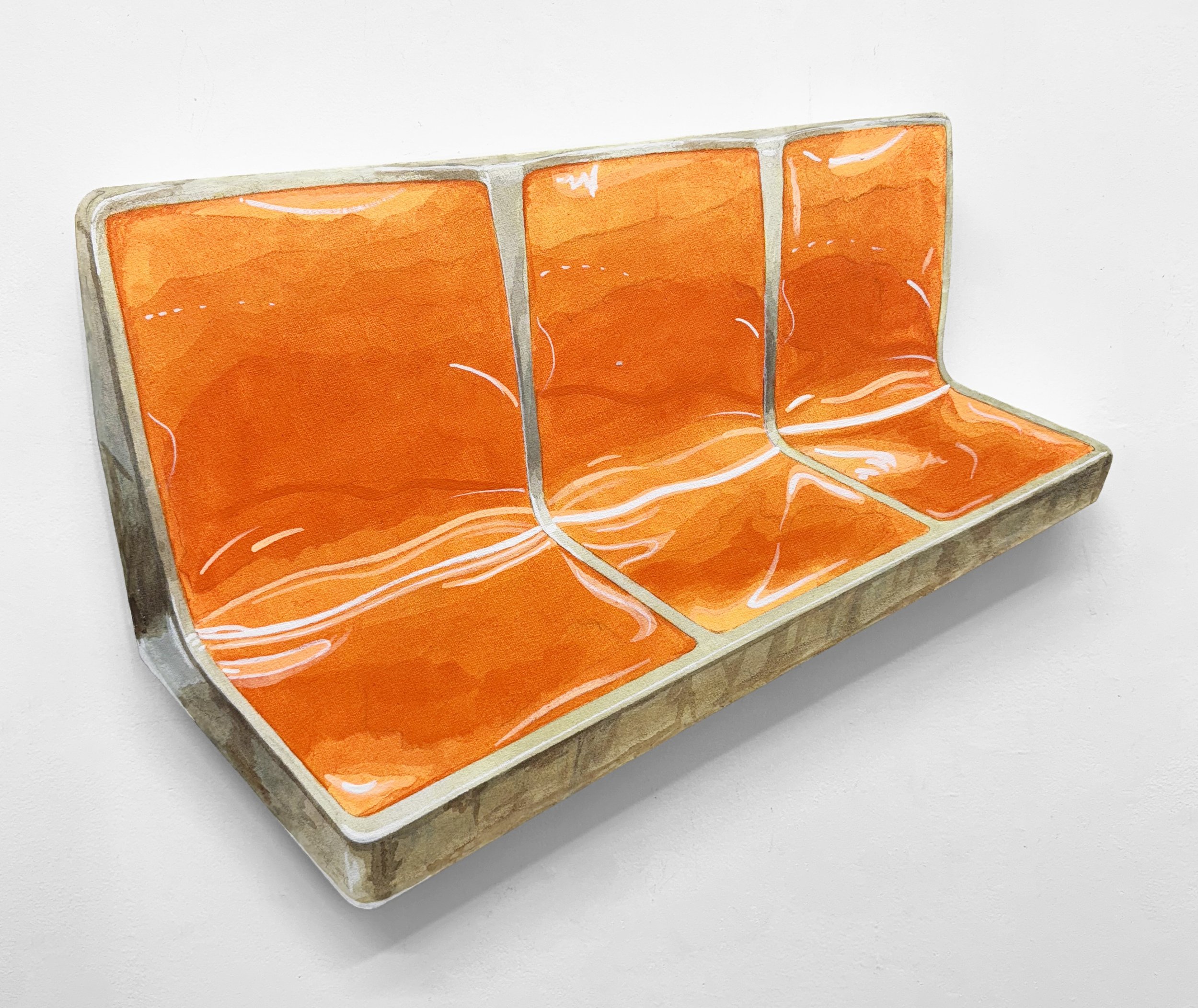 “Soon You Will Not Be Here”
2025
Acrylic on Shaped Canvas Panel
16 x 21"