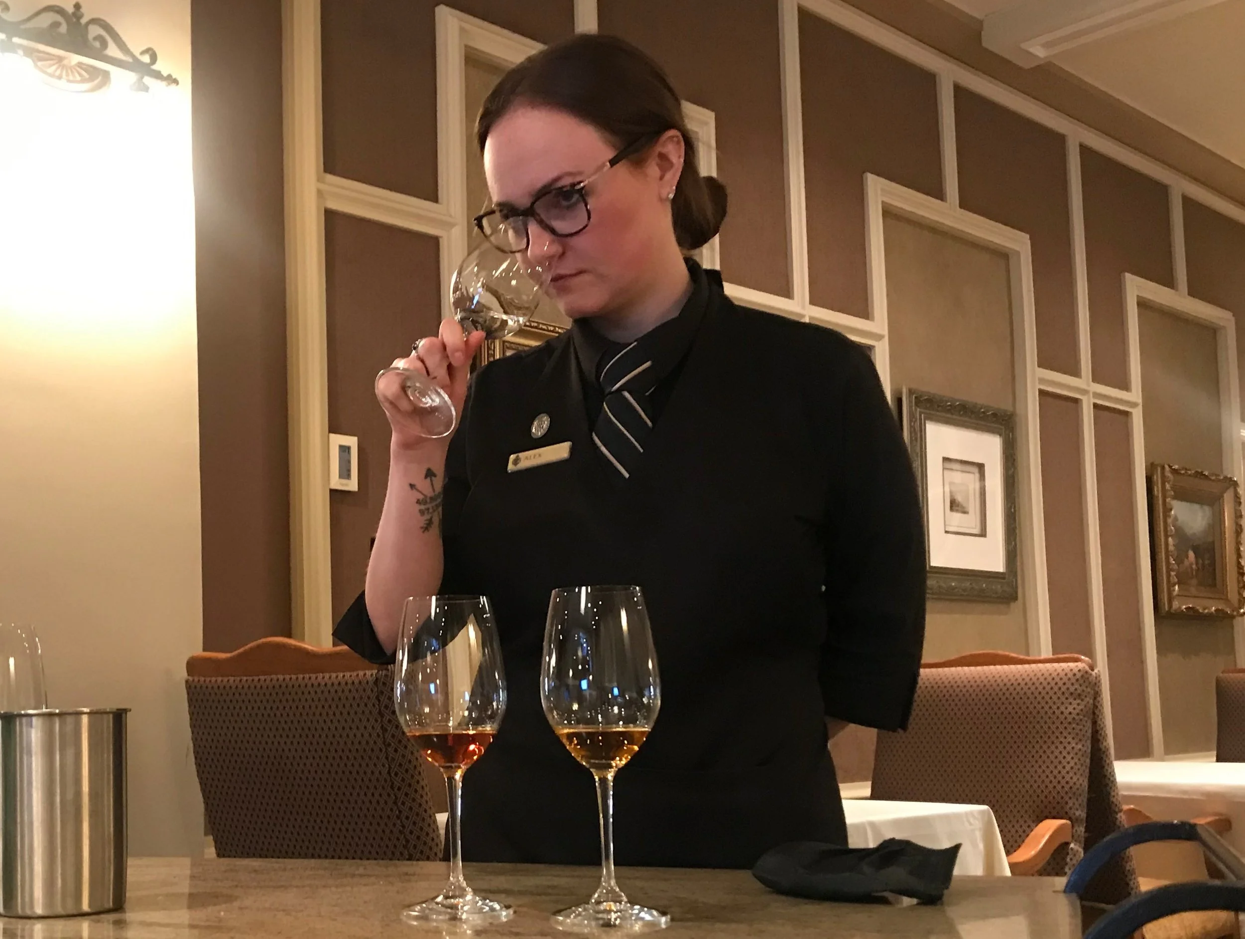 The regimen of a competition sommelier 
