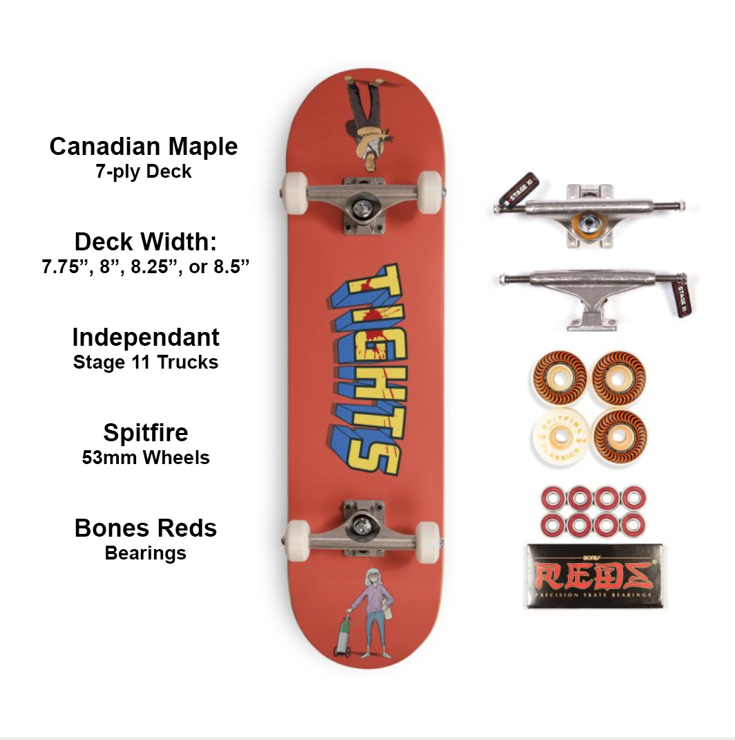 TIGHTS Skateboard PRO Setup — TIGHTS