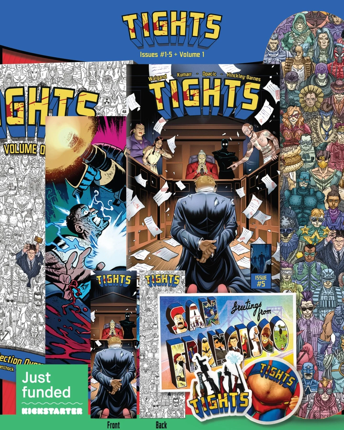 From digital to physical copies&mdash;and all the extras you could want&mdash;we&rsquo;ve got you covered.
Check out our TIGHTS Issues 1&ndash;5 + Volume 1 Kickstarter by tapping that link in our bio. Thank you! 
.
.
.
.
.
#indiecomics #comicbookart 
