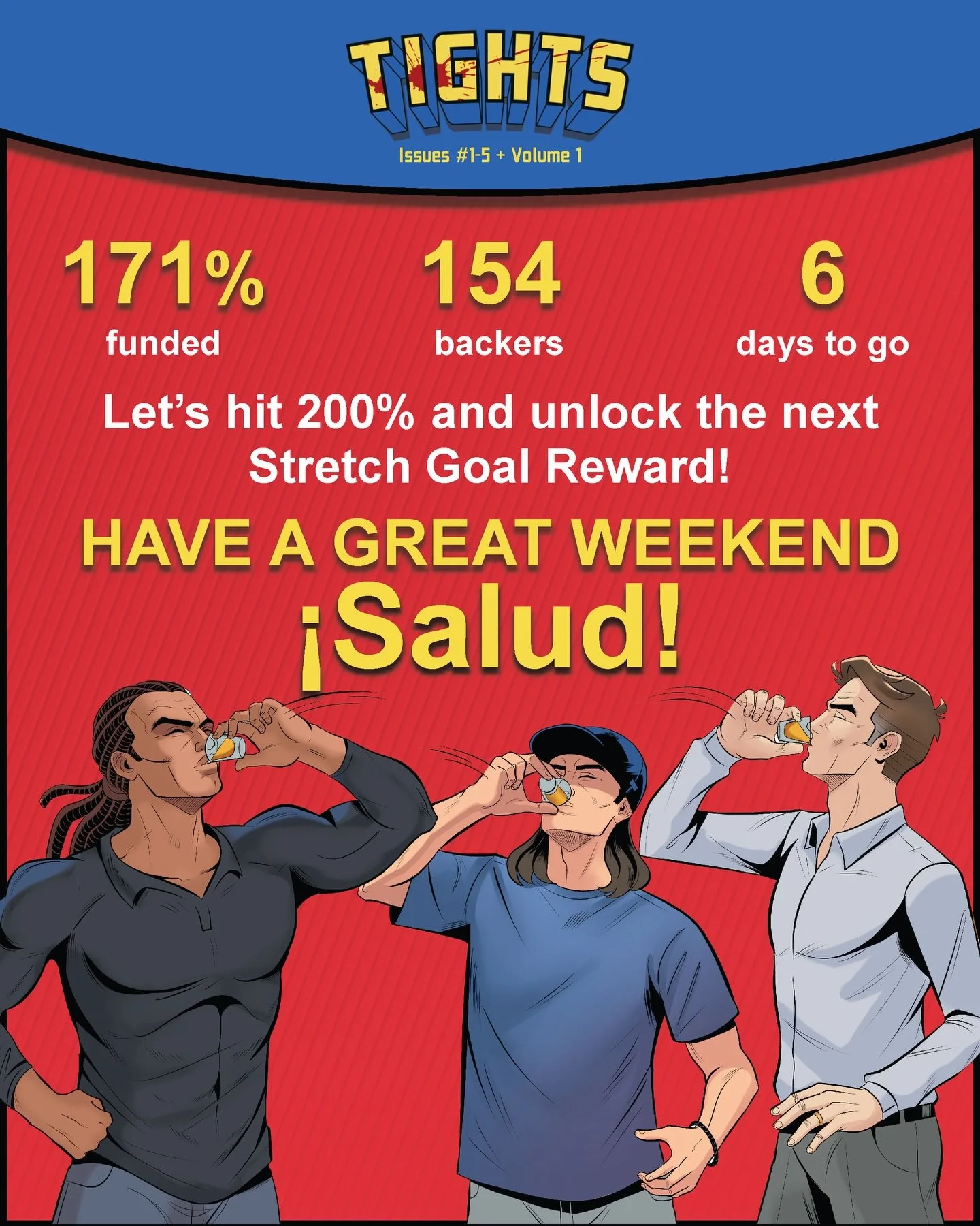 6 days to go! 
If you&rsquo;re interested in seeing what we got going on, tap that link in our bio. Have a great weekend! 
.
.
.
.
.
#indiecomics #comicbookart #comiccreator #comicbookcommunity #kickstartercomics