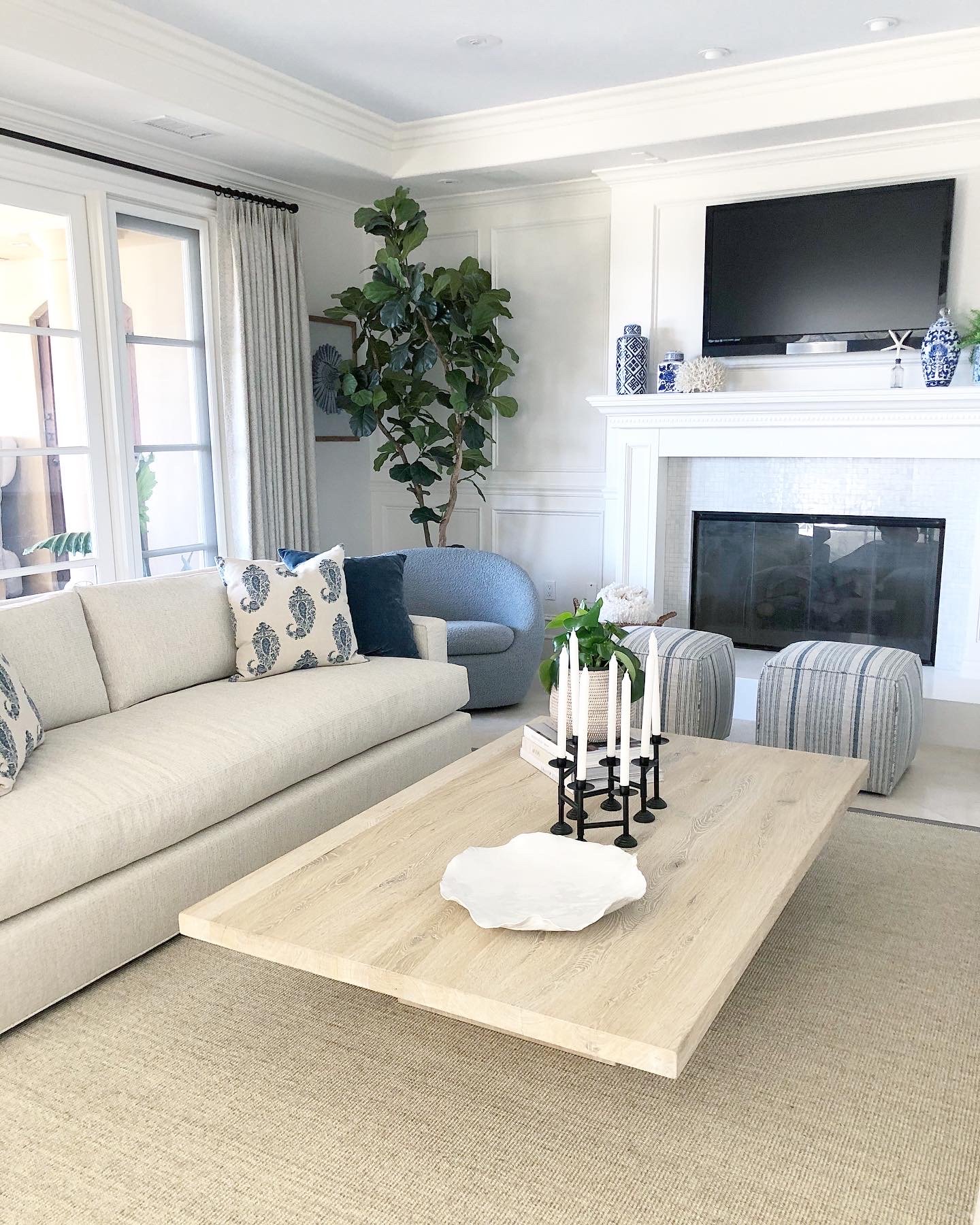 Beach Blue Living Room