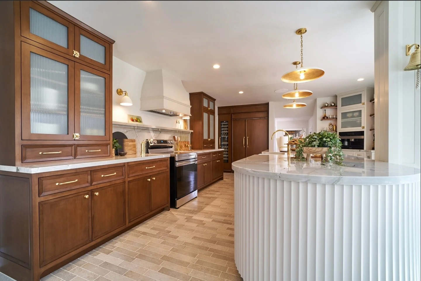 There was nothing wrong with this kitchen&hellip;
It was clean, polished, and perfectly functional, but it did not match what we were planning on doing with the rest of their home. 

The kitchen felt cold&mdash;like a space you pass through, not one 