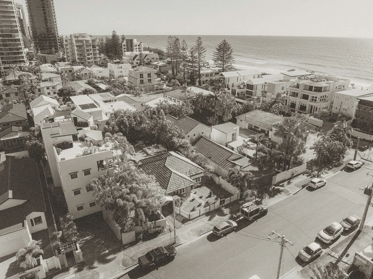 11 Cronulla Ave, Mermaid Beach has officially settled.

A rare 15m frontage in one of the Gold Coast&rsquo;s most coveted pockets, a site with great potential.

We&rsquo;re deep into early design exploration, considering how this address can evolve a