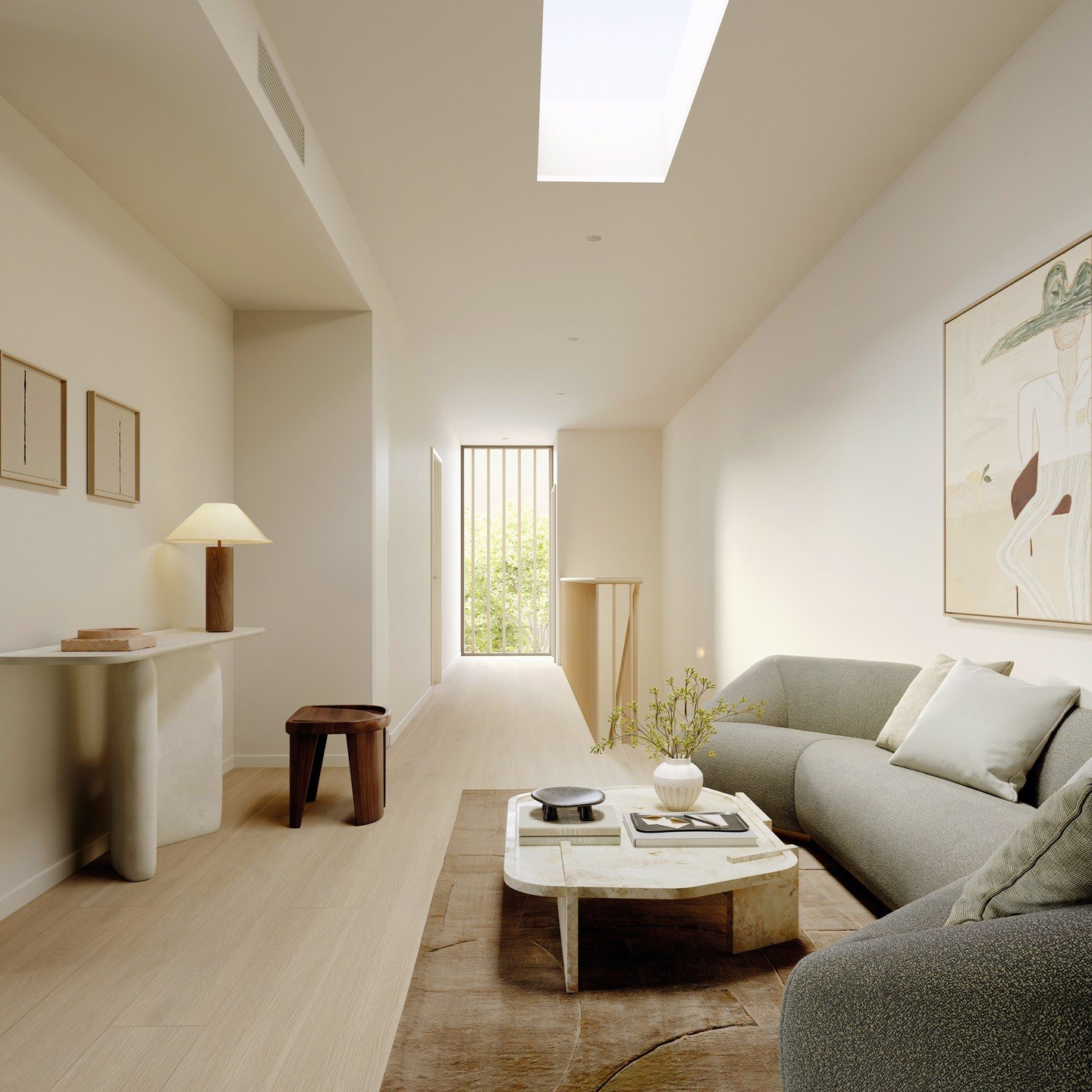 Inside the architecture.⁠
⁠
While construction continues, the interior vision remains central &mdash; layered materials, restrained palettes and spaces designed for everyday living.⁠
⁠
A reminder that what&rsquo;s coming is as considered inside as it