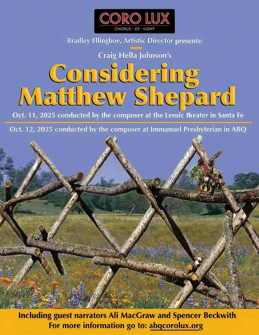 Coro Lux: "Considering Matthew Shepard"
