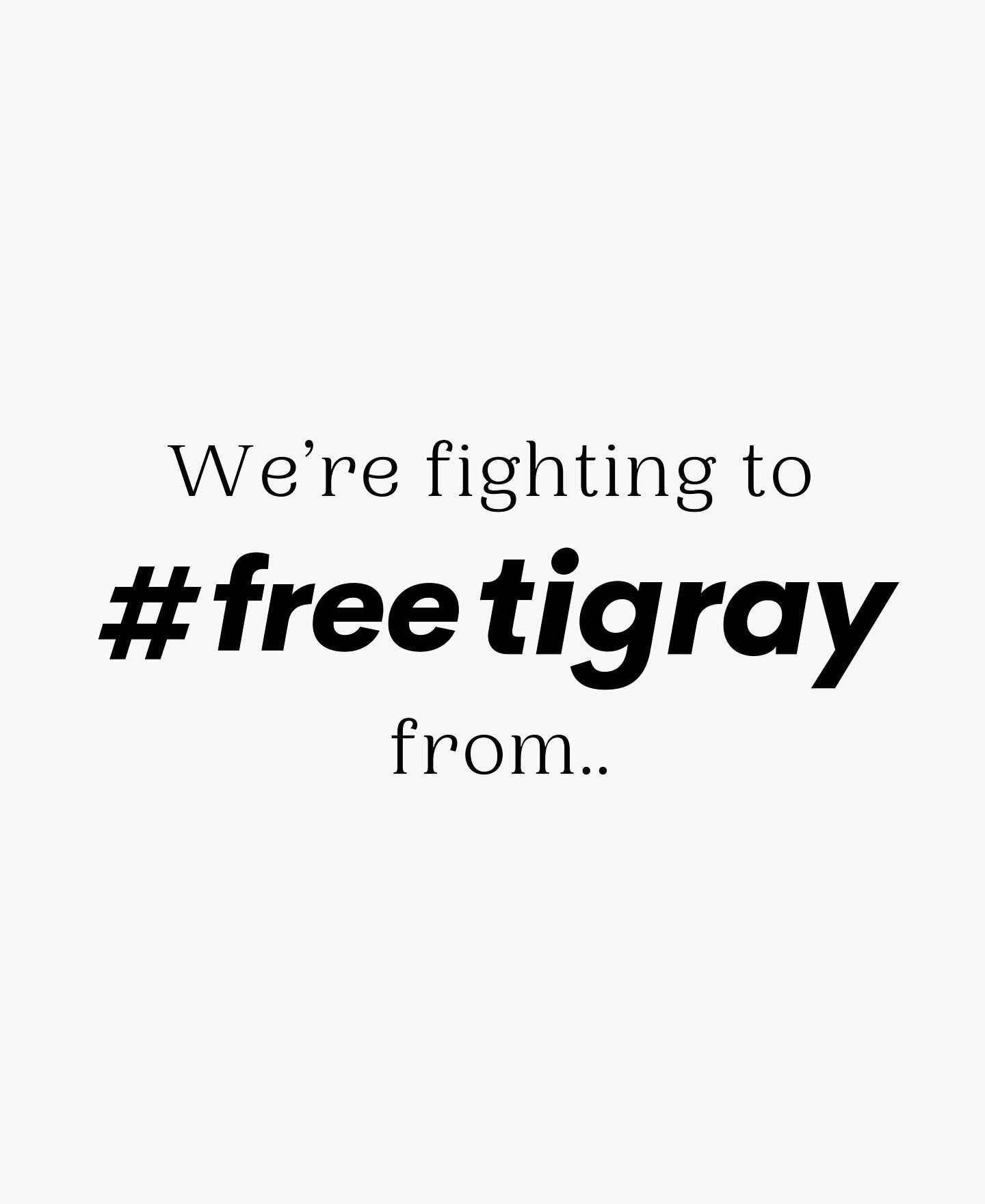 There are many good reasons for a FreeTigray, none for oppression. 

300+ days of a genocide and the people of #Tigray have had enough. They have gone through mass killings, systematic rape, man made famine, ethnic cleansing, the occupation of Wester