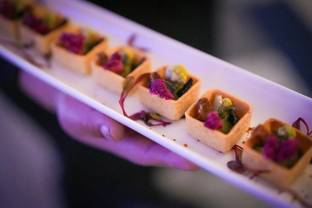 Every detail matters. 
⠀⠀⠀⠀⠀⠀⠀⠀⠀
Our Porcini Mushroom and Cauliflower Tartlet, finished with lemon thyme and delicate mushroom candy, is a small bite plated with precision and care—proof that presentation is just as important as flavor.
⠀⠀⠀⠀⠀⠀⠀
