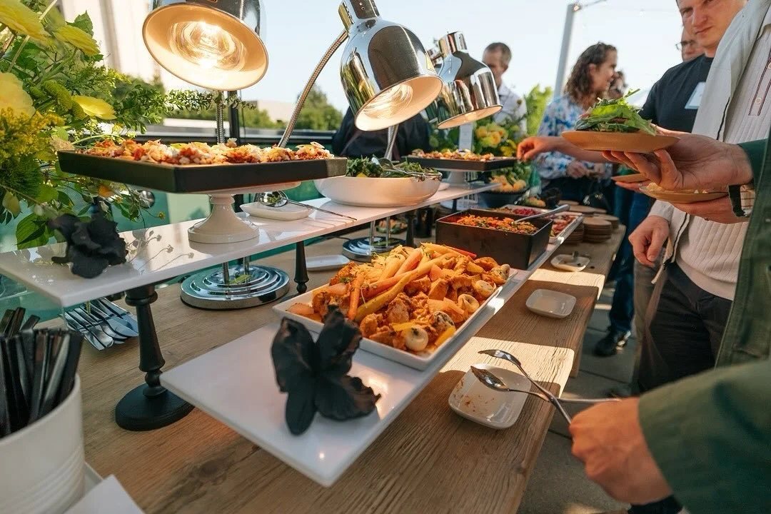 Buffet service, elevated. ✨ At Revel Catering, we believe presentation is just as important as flavor, and every dish should feel like a moment worth savoring. From vibrant salads to chef-driven entrées, our buffets bring style, abundance, and