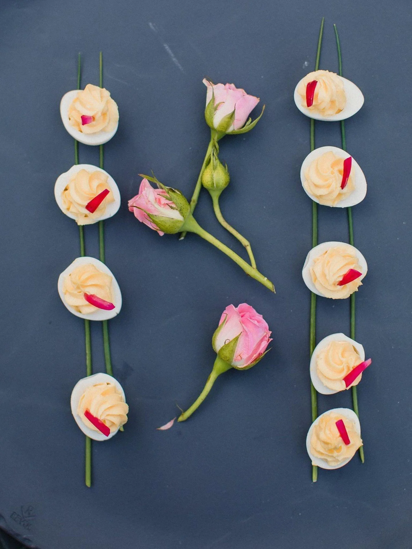 Deviled Eggs are an entertaining classic that feel like they're having a modern moment.  We're here for it. 🥚👹
ㅤ
#sfcatering #eventcatering #corporatecatering