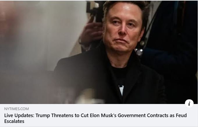 I'm one of many who will say today that I totally predicted this, but I honestly thought it wouldn't happen this soon. Elon has shown in the past that he is capable of sustained faux deference to achieve a tactical goal. I thought the bonds of this m