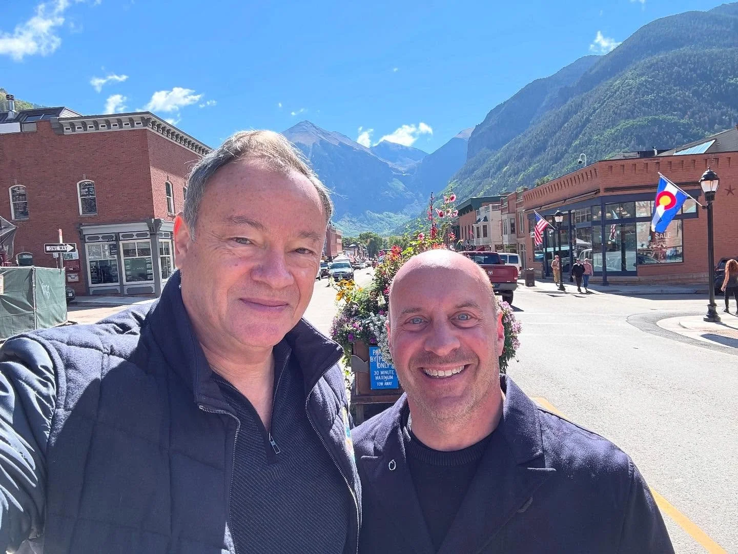 We flew our airplane to Telluride CO to visit with my boon companion, @commandermla and see an incredible film at the #telluridefilmfestival &lsquo;From Earth to Michael&rsquo; is about a father-son relationship that spans years, spends time in space