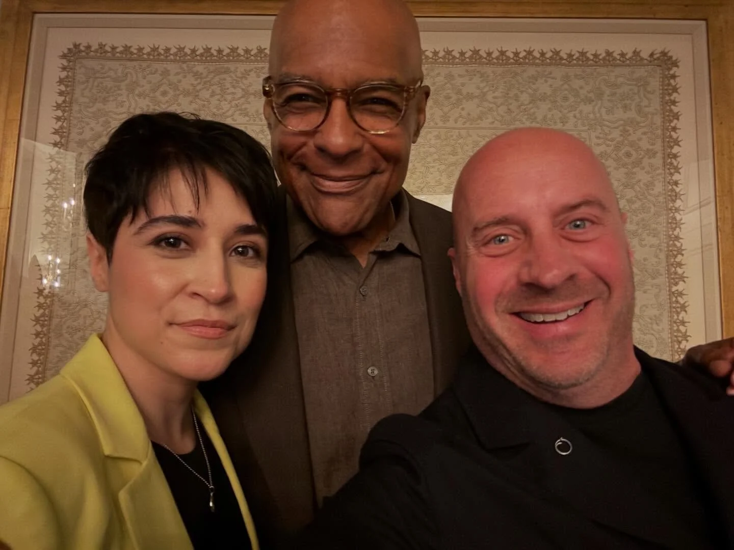 Super fun hanging out with @mcnavia @officialmichaeldorn @tstashwick @danliufilm and other members of the #startrek and Roddenberry team at the @impactloungeofficial Lumen Awards.