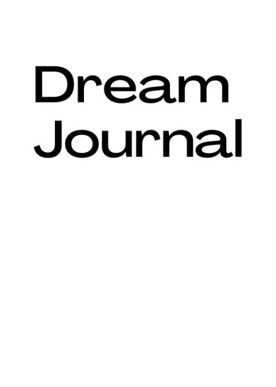 Dream Journals — Journal Collection