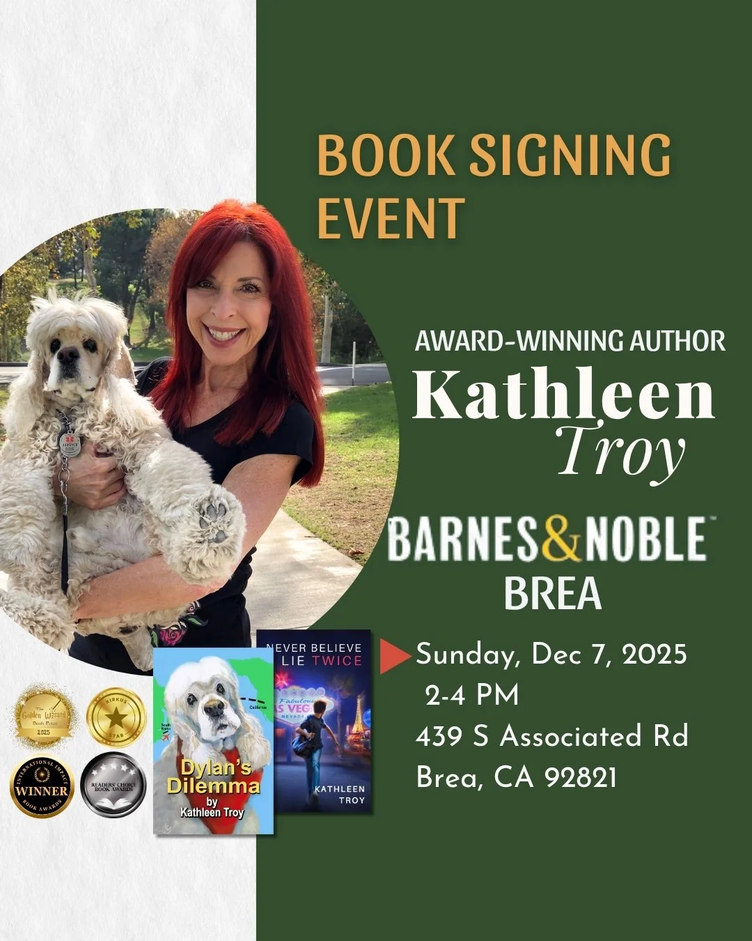 Author Signing at Barnes &amp; Noble - Brea, CA