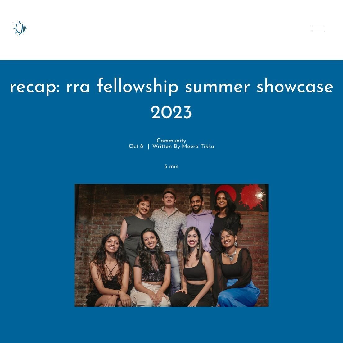 Missed our Fellowship Summer Showcase? Don&rsquo;t worry! Our Comms Lead, Meera (@meeratikku), has you covered with a event recap ☀️

Link in bio ⬆️