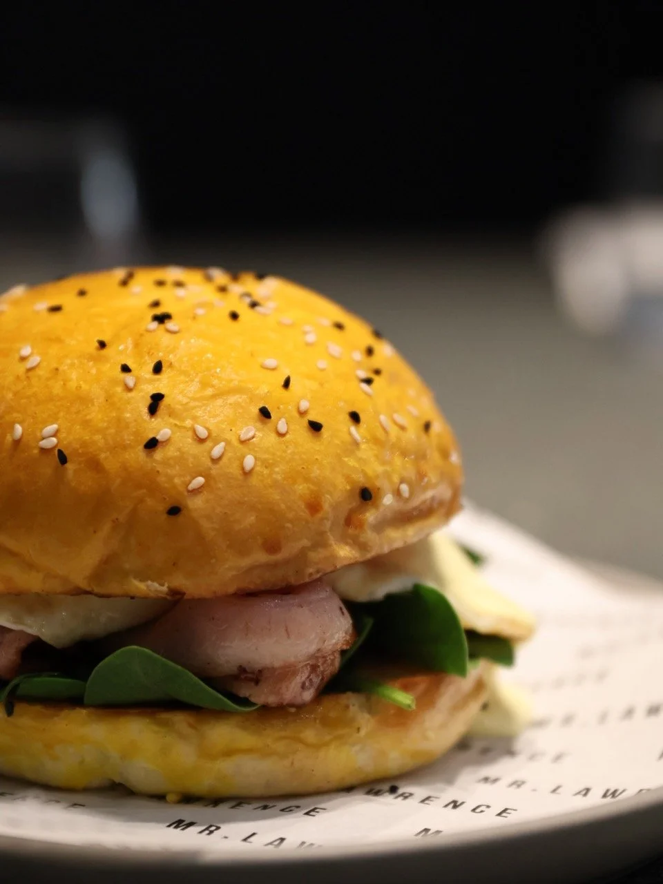 Mr Lawrence Bacon Egg Roll (GFO) Bacon Egg BBQ Sauce Brioche Bun Large.jpeg