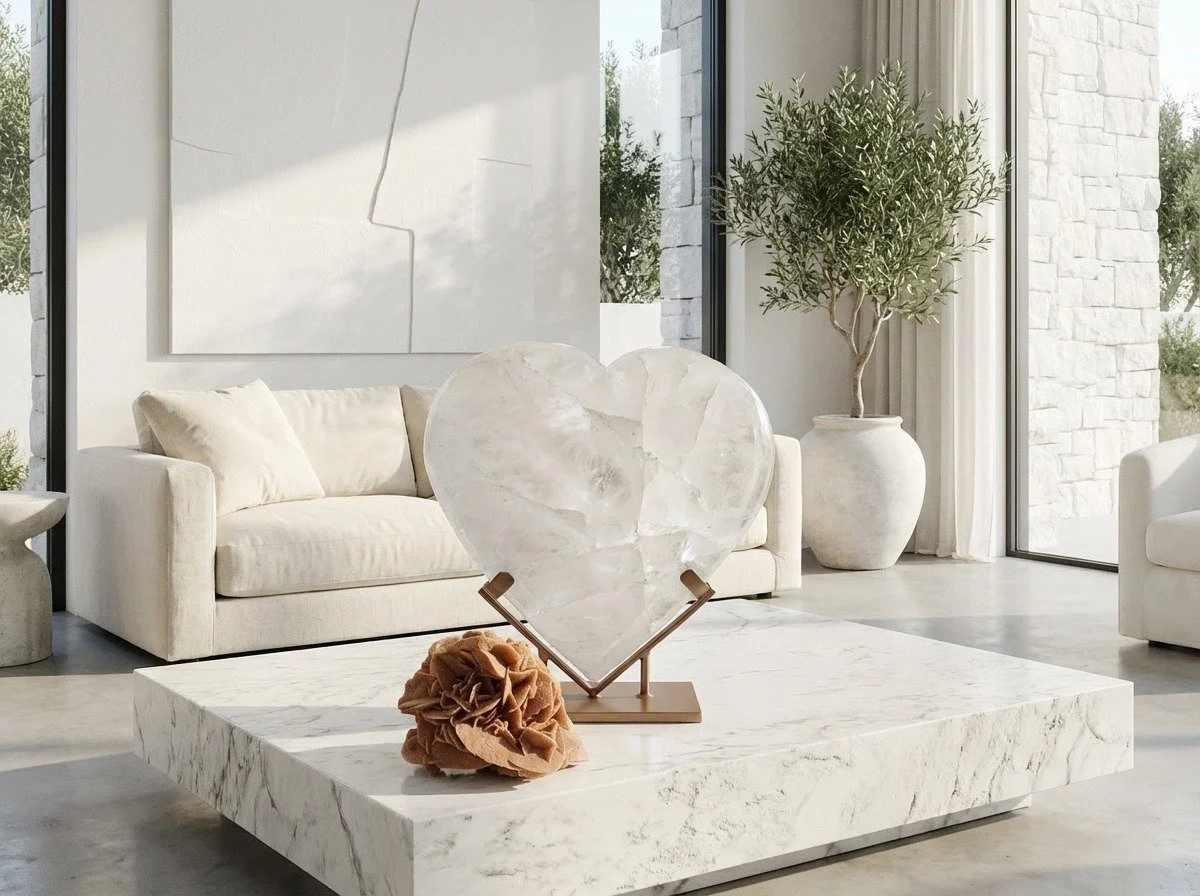 Mineral Atmosphere

Beauty placed with intention.

Presence anchored in matter.

Emotion made tangible
through light and stone.

A space does not change.

It becomes felt.

If your space calls for more,
we can explore it.