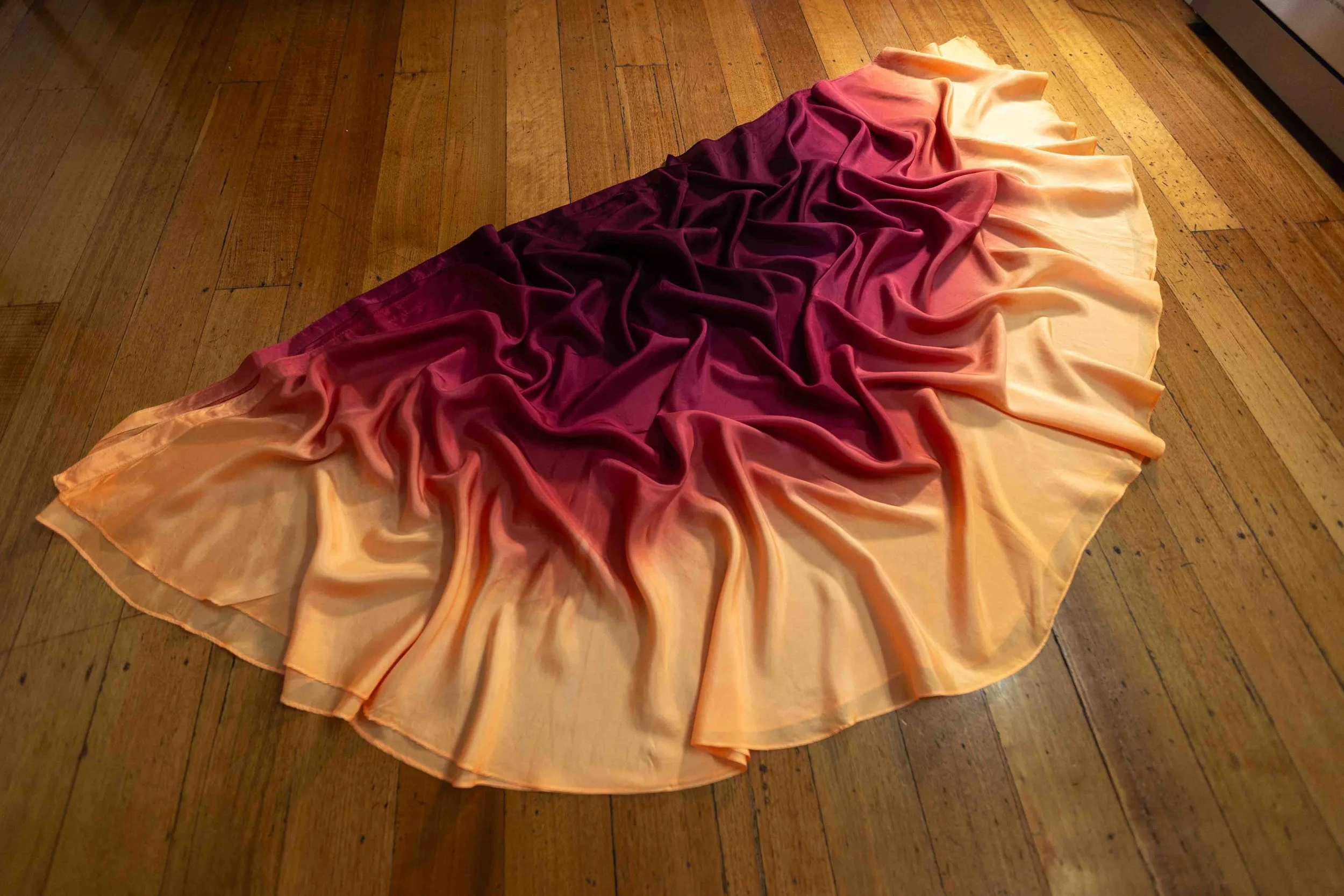 Large - Ruby Grapefruit - Flag Wings