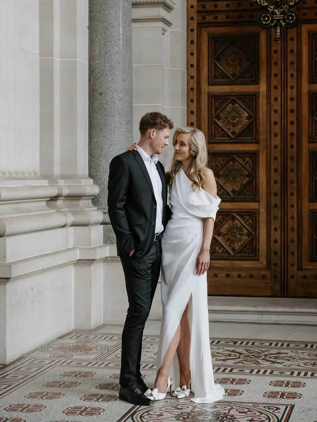 Friday evening in Melbourne with Elle and Tim.

We wandered through the city, chasing light between the architecture.

Unscripted, elegant, and entirely them.