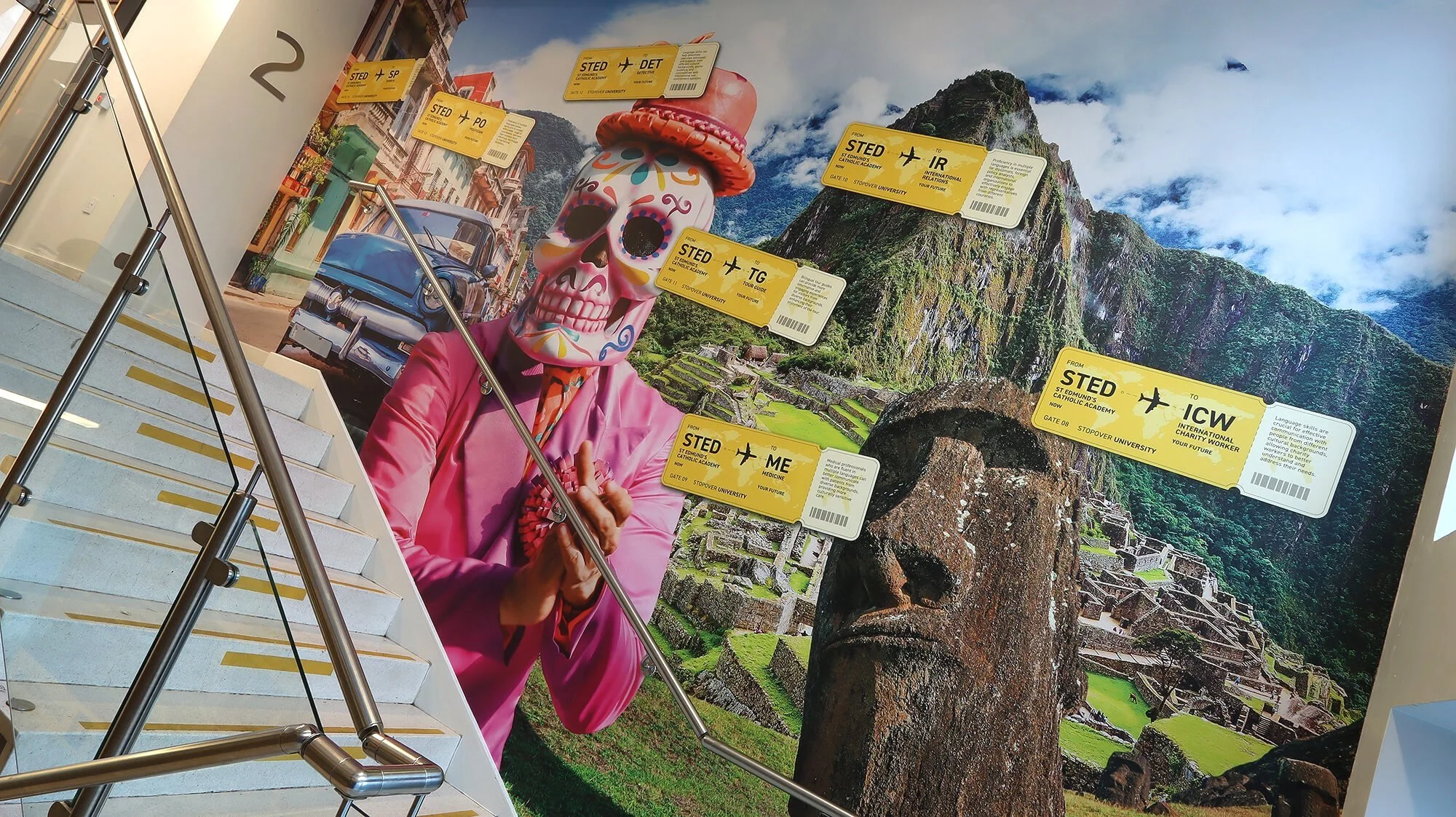 C'est magnifique! Jaw-dropping wall art brings this MFL department ...