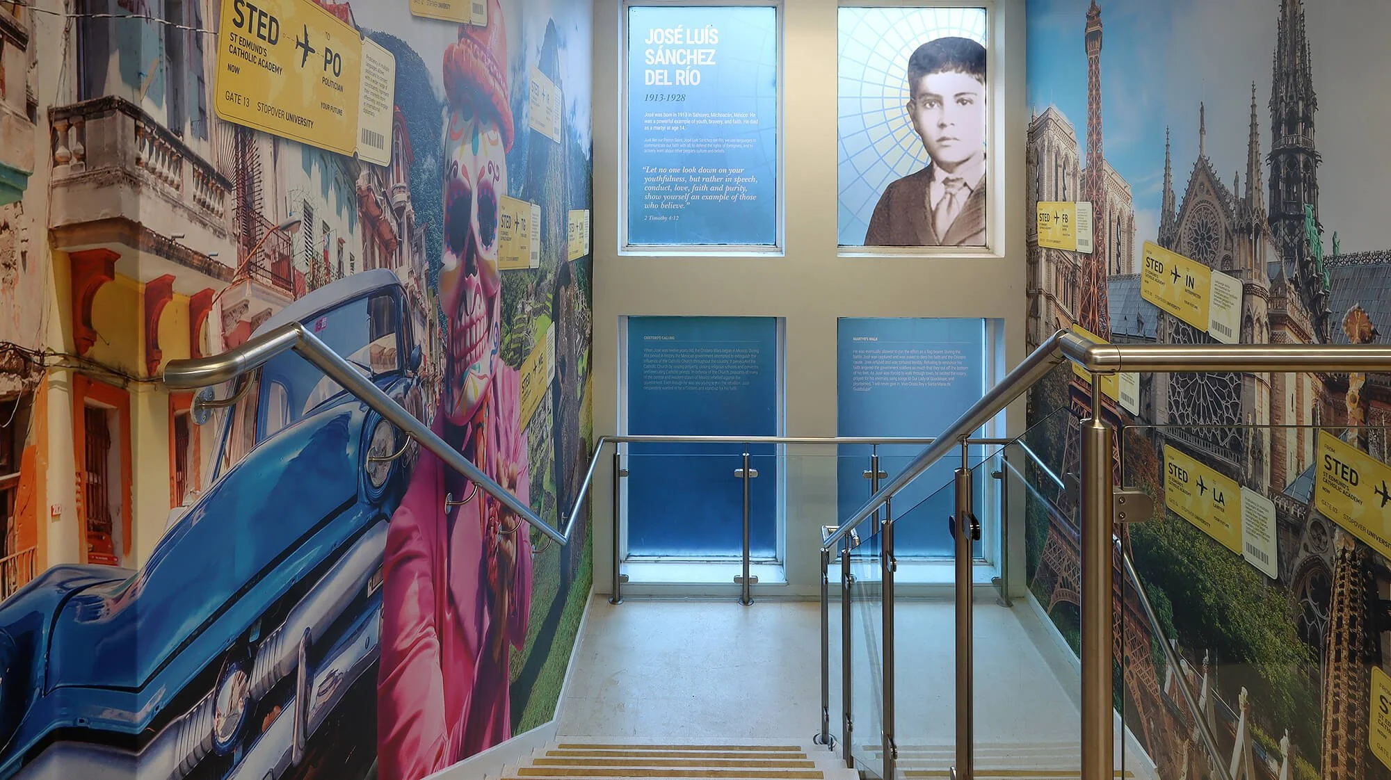 C'est magnifique! Jaw-dropping wall art brings this MFL department ...