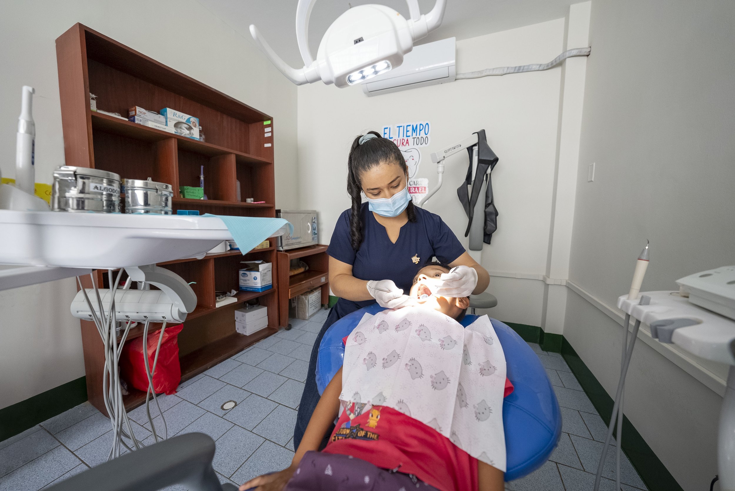 Members have access to on-site dental and medical clinics for their families