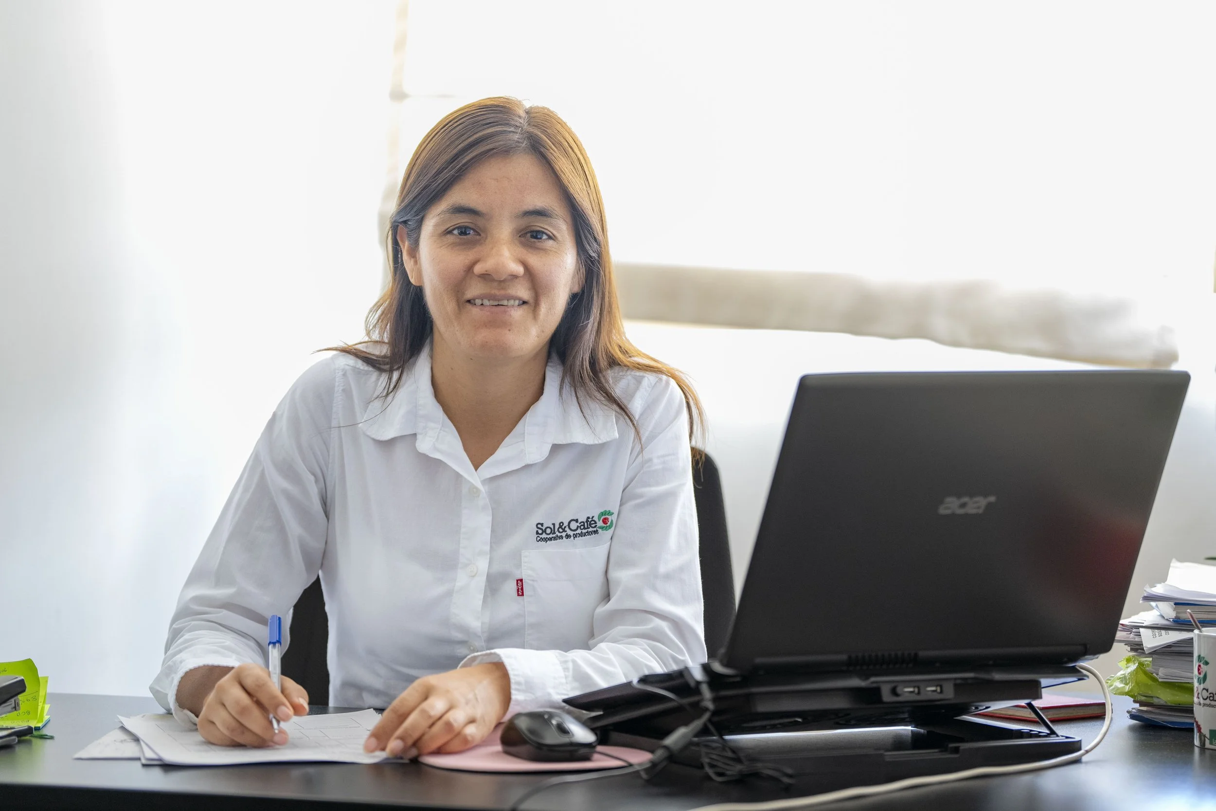 Veny Chuquihuance Chinguel is the co-op’s finance manager