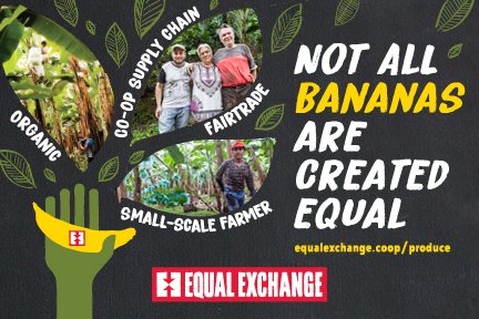 Order Equal Exchange Fair Trade Organic Bananas, Case