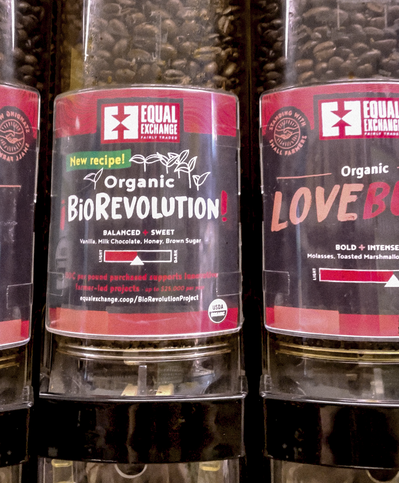 50¢ per pound sold of Organic BioRevolution coffee supports innovative agricultural projects.